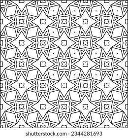 Resumen de antecedentes con cifras de líneas. patrón blanco y negro para página web, texturas, tarjeta, afiche, tela, textil. Diseño repetitivo gráfico monocromo.