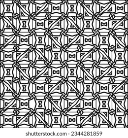 Resumen de antecedentes con cifras de líneas. patrón blanco y negro para página web, texturas, tarjeta, afiche, tela, textil. Diseño repetitivo gráfico monocromo.