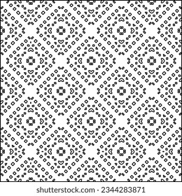 Abstrakter Hintergrund mit Figuren aus Linien. schwarz-weißes Muster für Webseiten, Texturen, Karten, Poster, Stoff, Textilien. Monochrome grafische Wiederholungsdesign.