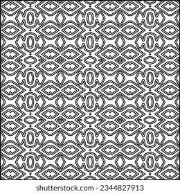 Resumen de antecedentes con cifras de líneas. patrón blanco y negro para página web, texturas, tarjeta, afiche, tela, textil. Diseño repetitivo gráfico monocromo.