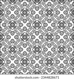 Resumen de antecedentes con cifras de líneas. patrón blanco y negro para página web, texturas, tarjeta, afiche, tela, textil. Diseño repetitivo gráfico monocromo.