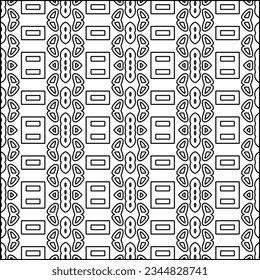 Resumen de antecedentes con cifras de líneas. patrón blanco y negro para página web, texturas, tarjeta, afiche, tela, textil. Diseño repetitivo gráfico monocromo.
