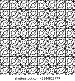 Resumen de antecedentes con cifras de líneas. patrón blanco y negro para página web, texturas, tarjeta, afiche, tela, textil. Diseño repetitivo gráfico monocromo.