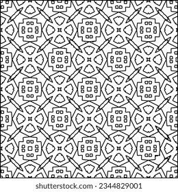 Resumen de antecedentes con cifras de líneas. patrón blanco y negro para página web, texturas, tarjeta, afiche, tela, textil. Diseño repetitivo gráfico monocromo.