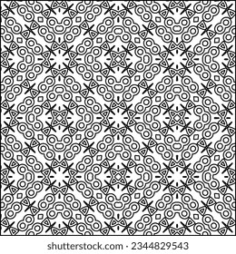 Resumen de antecedentes con cifras de líneas. patrón blanco y negro para página web, texturas, tarjeta, afiche, tela, textil. Diseño repetitivo gráfico monocromo.