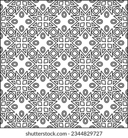 Resumen de antecedentes con cifras de líneas. patrón blanco y negro para página web, texturas, tarjeta, afiche, tela, textil. Diseño repetitivo gráfico monocromo.