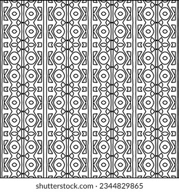 Resumen de antecedentes con cifras de líneas. patrón blanco y negro para página web, texturas, tarjeta, afiche, tela, textil. Diseño repetitivo gráfico monocromo.