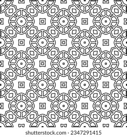 Resumen de antecedentes con cifras de líneas. patrón blanco y negro para página web, texturas, tarjeta, afiche, tela, textil. Diseño repetitivo gráfico monocromo.