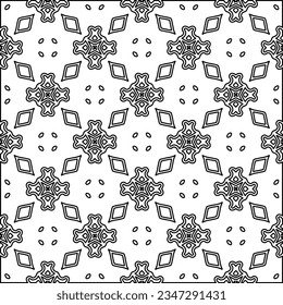 Abstrakter Hintergrund mit Figuren aus Linien. schwarz-weißes Muster für Webseiten, Texturen, Karten, Poster, Stoff, Textilien. Monochrome grafische Wiederholungsdesign.