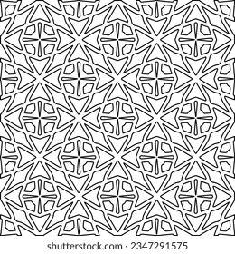 Resumen de antecedentes con cifras de líneas. patrón blanco y negro para página web, texturas, tarjeta, afiche, tela, textil. Diseño repetitivo gráfico monocromo.