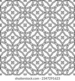 Resumen de antecedentes con cifras de líneas. patrón blanco y negro para página web, texturas, tarjeta, afiche, tela, textil. Diseño repetitivo gráfico monocromo.