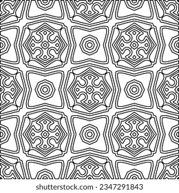Resumen de antecedentes con cifras de líneas. patrón blanco y negro para página web, texturas, tarjeta, afiche, tela, textil. Diseño repetitivo gráfico monocromo.