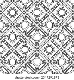 Resumen de antecedentes con cifras de líneas. patrón blanco y negro para página web, texturas, tarjeta, afiche, tela, textil. Diseño repetitivo gráfico monocromo.