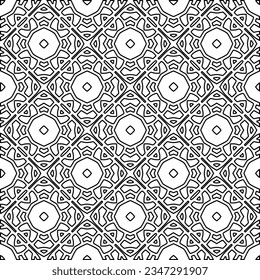 Resumen de antecedentes con cifras de líneas. patrón blanco y negro para página web, texturas, tarjeta, afiche, tela, textil. Diseño repetitivo gráfico monocromo.
