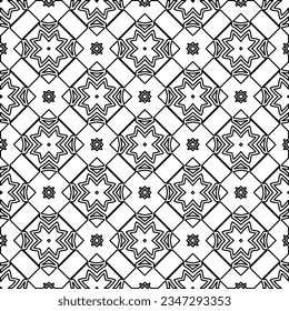 Resumen de antecedentes con cifras de líneas. patrón blanco y negro para página web, texturas, tarjeta, afiche, tela, textil. Diseño repetitivo gráfico monocromo.