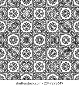 Resumen de antecedentes con cifras de líneas. patrón blanco y negro para página web, texturas, tarjeta, afiche, tela, textil. Diseño repetitivo gráfico monocromo.