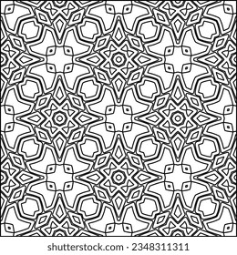 Resumen de antecedentes con cifras de líneas. patrón blanco y negro para página web, texturas, tarjeta, afiche, tela, textil. Diseño repetitivo gráfico monocromo.