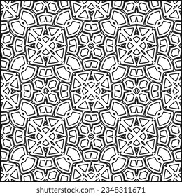 Resumen de antecedentes con cifras de líneas. patrón blanco y negro para página web, texturas, tarjeta, afiche, tela, textil. Diseño repetitivo gráfico monocromo.