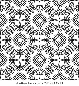 Resumen de antecedentes con cifras de líneas. patrón blanco y negro para página web, texturas, tarjeta, afiche, tela, textil. Diseño repetitivo gráfico monocromo.