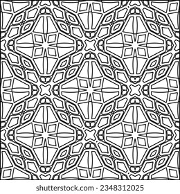 Resumen de antecedentes con cifras de líneas. patrón blanco y negro para página web, texturas, tarjeta, afiche, tela, textil. Diseño repetitivo gráfico monocromo.
