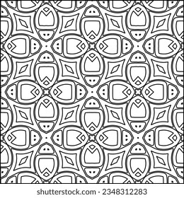 Resumen de antecedentes con cifras de líneas. patrón blanco y negro para página web, texturas, tarjeta, afiche, tela, textil. Diseño repetitivo gráfico monocromo.