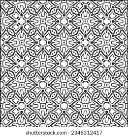 Resumen de antecedentes con cifras de líneas. patrón blanco y negro para página web, texturas, tarjeta, afiche, tela, textil. Diseño repetitivo gráfico monocromo.