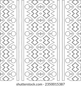 Abstract background with figures from lines. black and white pattern for web page, textures, card, poster, fabric, textile. Monochrome graphic repeating design.
