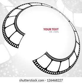 abstract background with film into