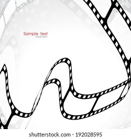 abstract background with film into