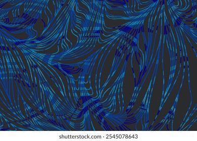 Abstract background with fine line pattern - hand drawn vector illustration.