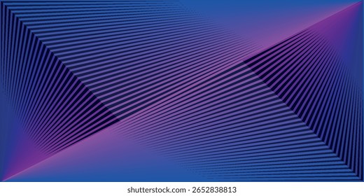 Abstrakter Hintergrund mit feinen violetten Linien glänzend und funkelnd, einfaches modernes abstraktes Banner.