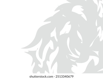 Abstract Background with Fire Accent. Gray Abstract Background. Gray Fire Background.