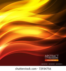 Fondo abstracto con flor de fuego para el diseño