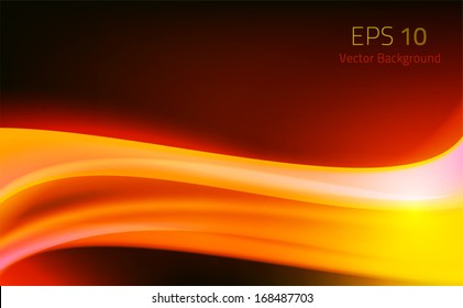 Abstract Background Fire Wave Effect