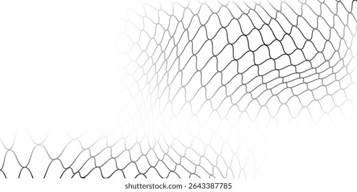 Contexto abstrato para as redes de pesca. Padrão perfeito para roupas esportivas ou gol de futebol, rede de vôlei, basquete moderno