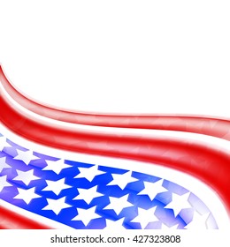 Abstract background, flag design for holidays, vector illustration