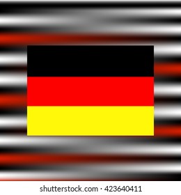 Abstract background and a flag of Germany