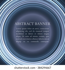 Abstract background with flare rings and place for your text. EPS10.