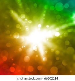 abstract background with the flash and flare