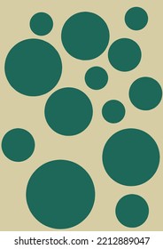 Fondo abstracto, ilustración plana con patrón de círculo. Ideal para la impresión, el arte en la pared.