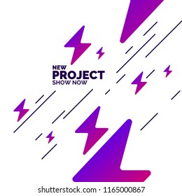Abstract background in a flat, minimalistic style. Vector illustration