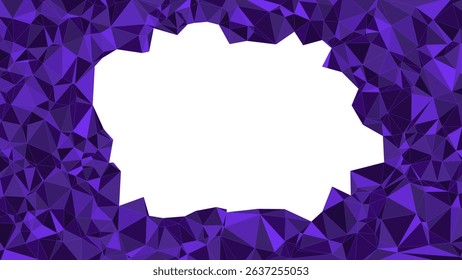 ABSTRACT BACKGROUND FLAT PURPLE COLORFUL WITH POLYGONAL LOW POLY SHAPES PATTERN DESIGN VECTOR TEMPLATE 