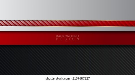 abstract background, flat shape, black red and white