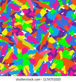 Abstract background in flat style. For textile, fabric and creative design. Vector illustration