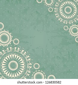 Abstract background with floral lace