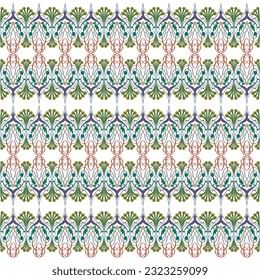 abstract background with floral ornament