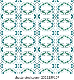 abstract background with floral ornament