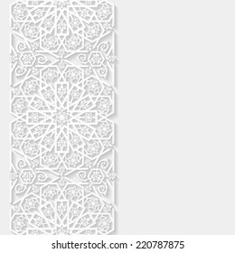 Abstract background with floral pattern. Vector illustration 