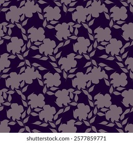abstract background floral pattern work, suitable for fabric printing, mixed flowers