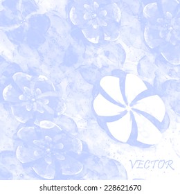 Abstract background with floral shapes. Colorful texture for variety of design usages.